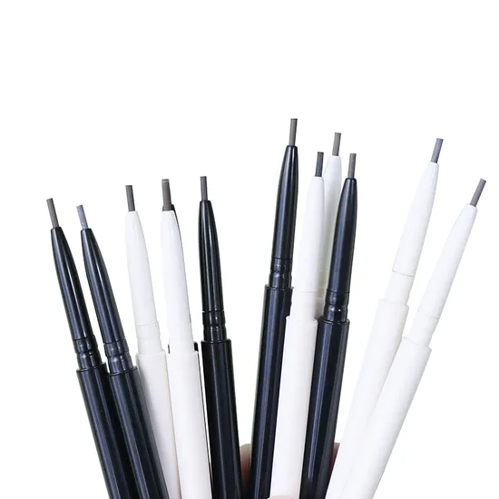 Retractable Triangle Thin Tip Eye Brow Tint Pen Private Label Eyebrow Pencil