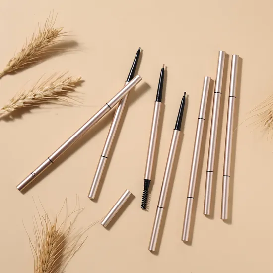 Eye Brow Makeup 2 In1 Double Head Pencil Wholesale Cosmetic Waterproof Eyebrow Pencil