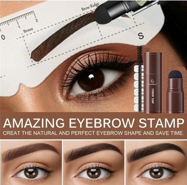 Wholesale Makeup Set Eyebrow Stamp and Stencil Kit Waterproof &amp; Long Lasting with Custom Logo