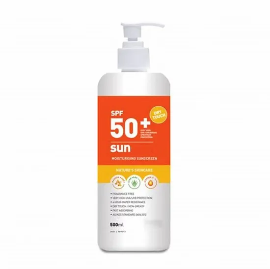 OEM Waterproof Sunscreen Lotion Moisturizing and 500ml Sunscreen 