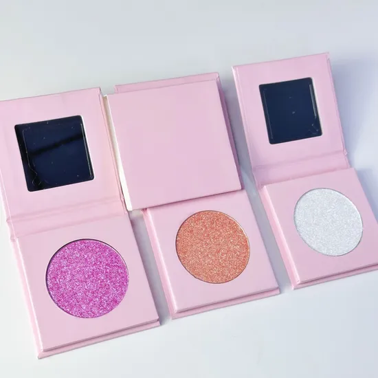 6 Colors Single Palette Highlighter Powder Sweatproof Charming Cusomizable Manufature Face Makeup 