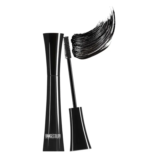 Super Elastic Stretch Black Mascara for Volume & Length, Suitable Makeup Mascara for Sensitive Eyes 