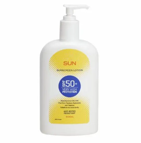 500ml Custom Sun Moisturizing Sunblock Lotion UV Protection Sunscreen 