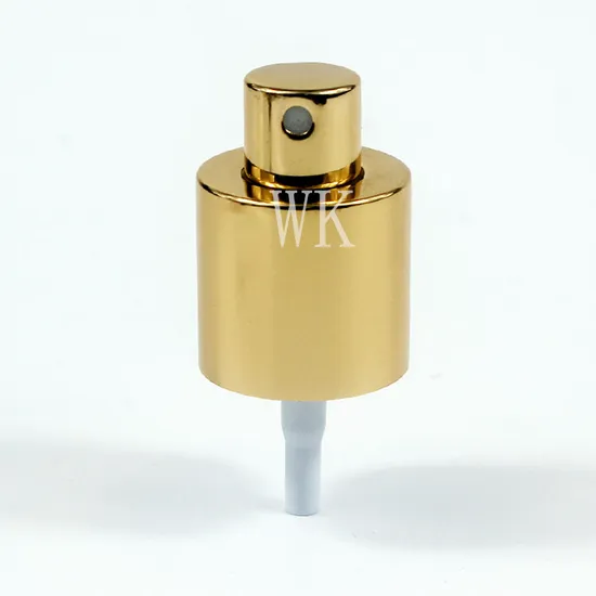 Aluminum Silver Bronzing Golden Fea Spray for Perfume Bottle Mist Spray Dispenser Pump Cap with Cap 