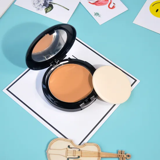 Custom Face All Skin Tone Pressed Powder Matte Private Label Make up Setting Powder 