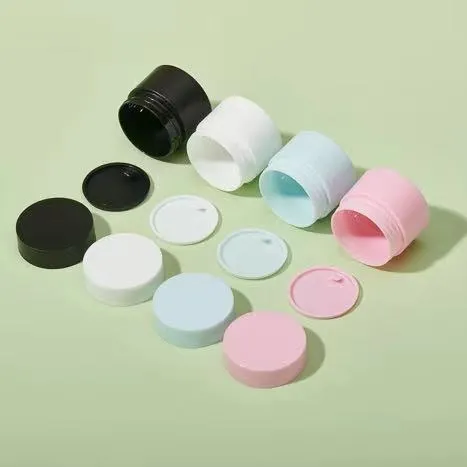 20g 30g 50g Empty Cosmetic Jar Makeup Container Round Refillable Face Cream Suncreen Cream Travel Sample Jar 