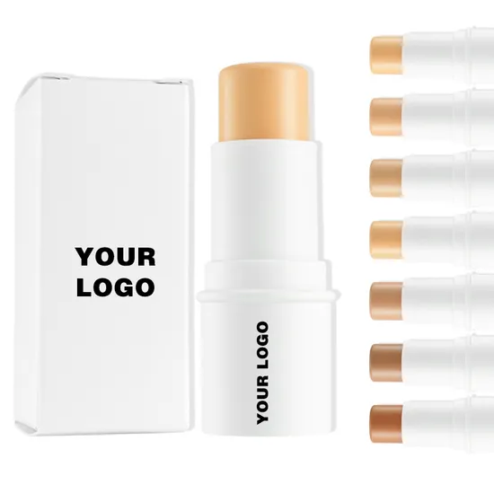 Custom Logo Face Cosmetic 7 Colors Natural Contouring Bronzer Stick Makeup 