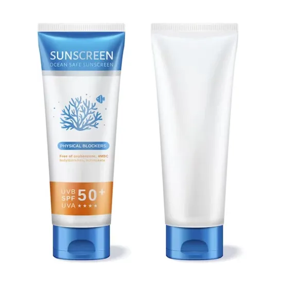 OEM Solar Cream Whitening Face Sun Screen Moisturizing Sunblock SPF 50 Sunscreen 