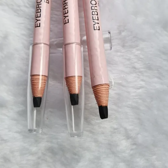 6 Colors Private Label Pink Pull Line Eyebrow Pencil Makeup Brow Pencil 