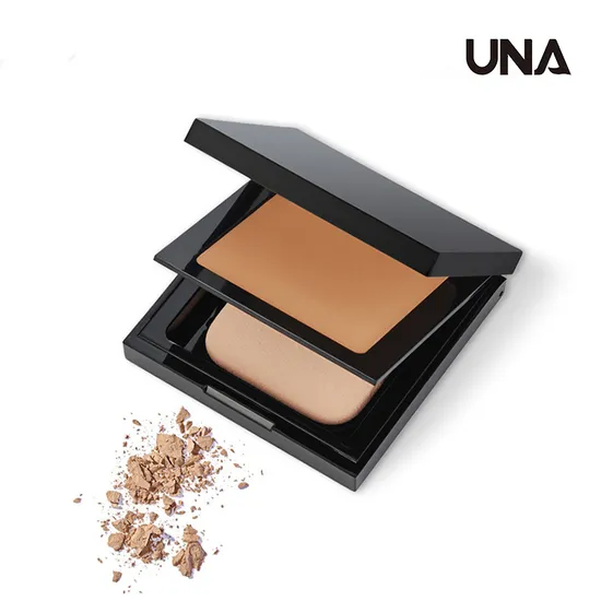 Custom Square Case 13 Colors Face Makeup Matte Compact Pressed Powder with Puff 