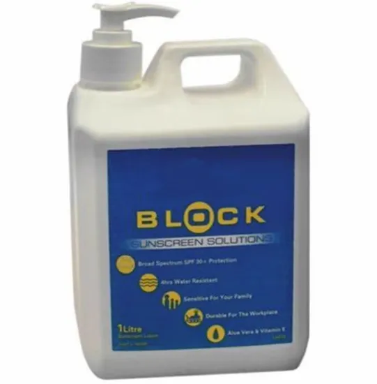 OEM UV Blocker Sunscreen Bottle Sunscreen 1L SPF50/SPF30 