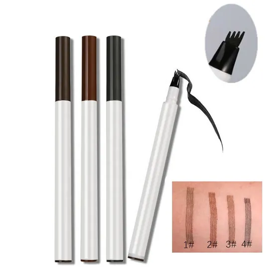Wholesale Waterproof 3D Eye Brow Pen New Design Liquid Eyebrow Pencil 